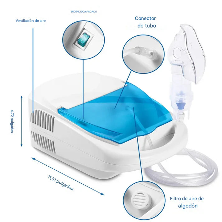 Compresor nebulizador portátil CompMist - Promoción