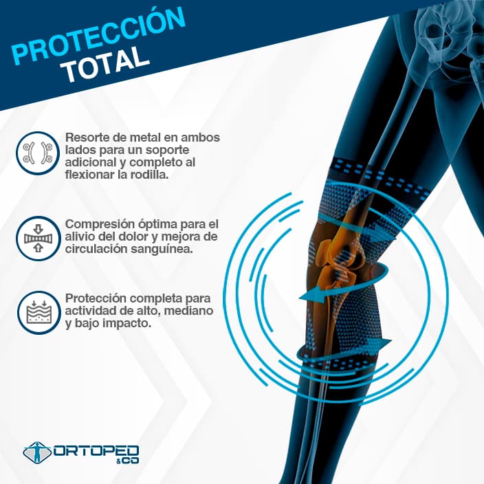 🔥 Rodillera de Compresión Profesional con Gel en la Rótula 🛡️ y Estabilizadores Laterales de Resorte 🌀 | ¡Paga 1 y Llévate 2! 🎁