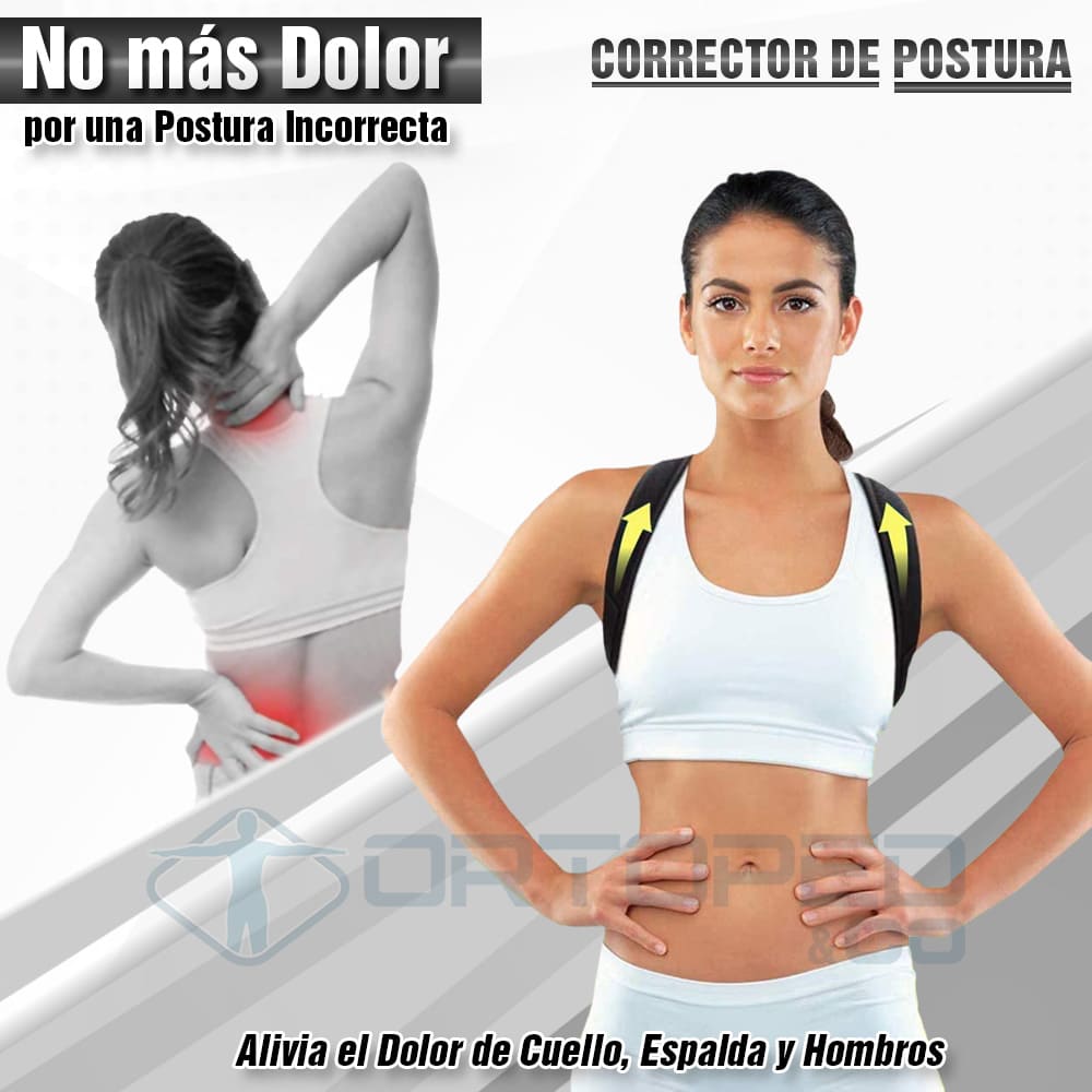 Corrector de Postura Unisex FlexEasy® | Alivio de dolor de espalda, cuello y clavícula