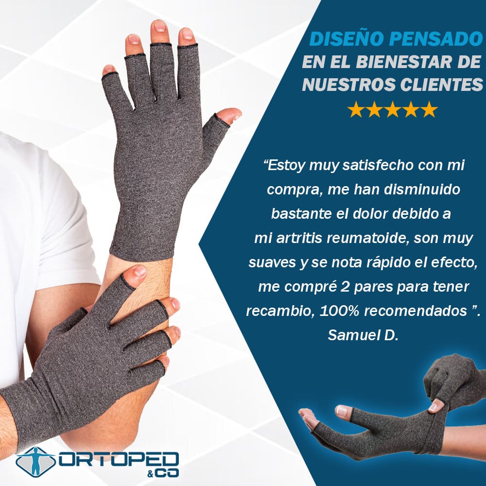 Guantes de compresión para artritis para aliviar la artritis reumatoide,  artrosis, túnel carpiano, dolor en las articulaciones, guantes abiertos sin  dedos