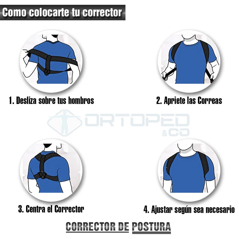Corrector de Postura Unisex FlexEasy® | Alivio de dolor de espalda, cuello y clavícula